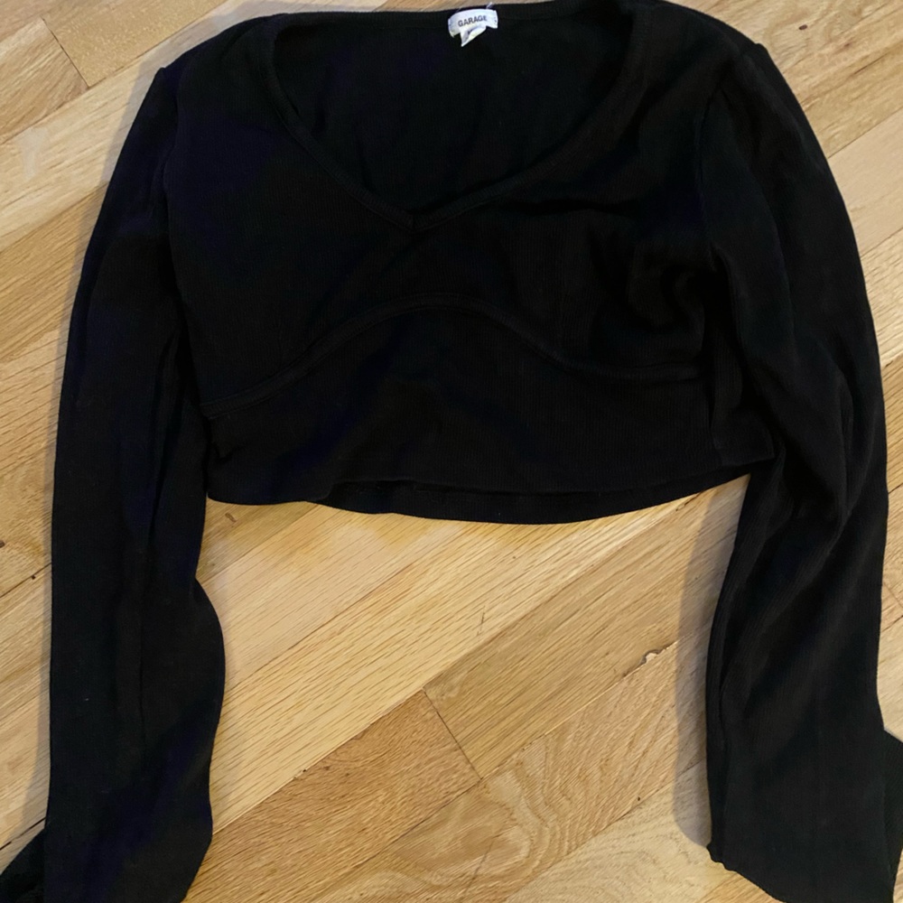 Garage long sleeve top size M